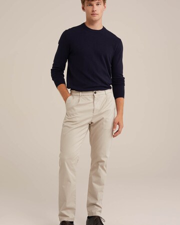 Regular Pantalon chino WE Fashion en beige