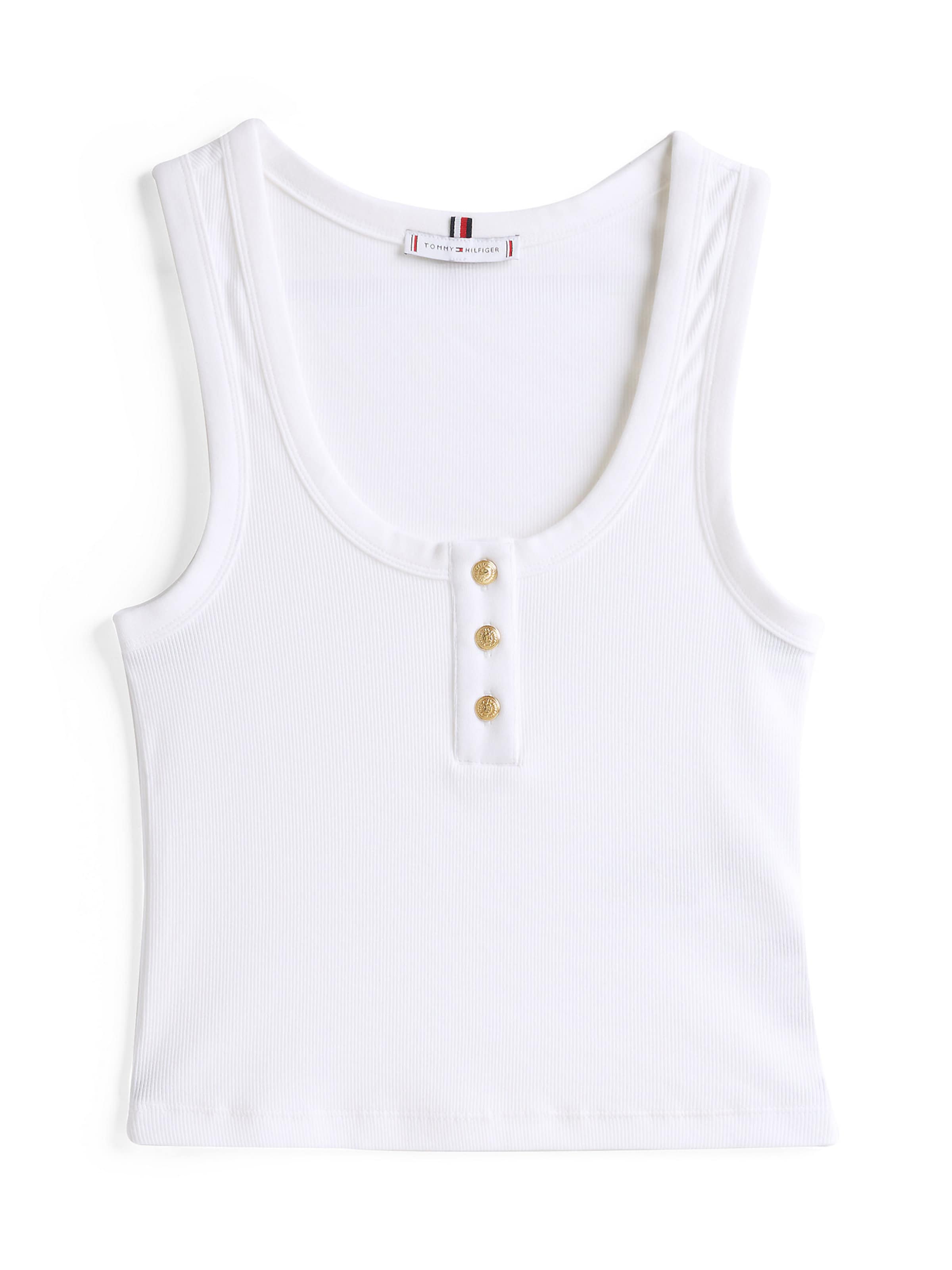 TOMMY HILFIGER Top in Weiß: Vorderseite