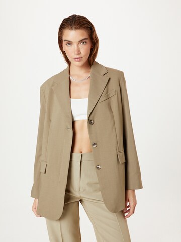 TOPSHOP Blazer in Green: front