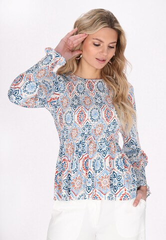 usha FESTIVAL - Blusa en azul: frente