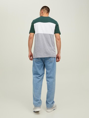 žalia JACK & JONES Standartinis modelis Marškinėliai