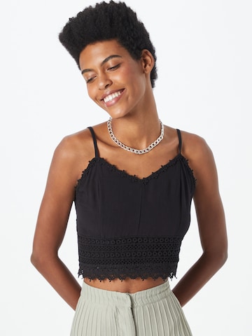 ABOUT YOU Top 'Vianne' in Black: front