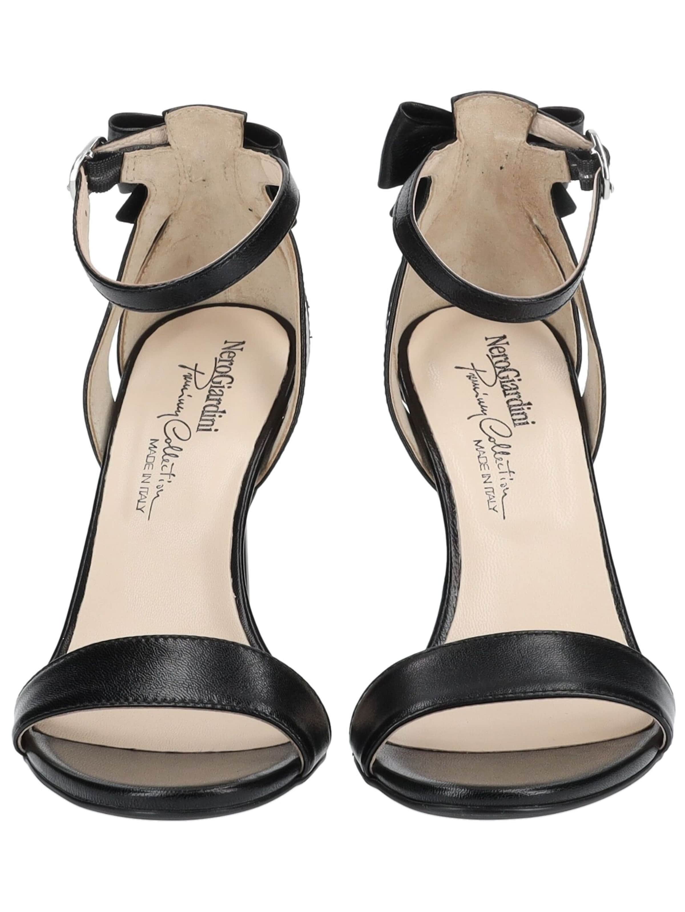 Nero Giardini Strap sandal in Black