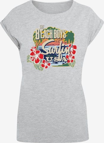 T-shirt 'The Beach Boys Musik Band Tropical' F4NT4STIC en gris : devant