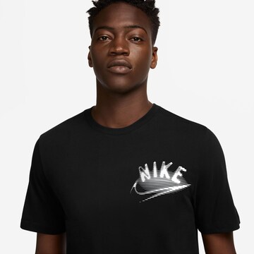 NIKE Funktionsshirt 'Drifit Brand Read' in Schwarz
