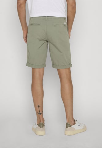 INDICODE JEANS Normalny krój Chinosy 'Canva' w kolorze zielony