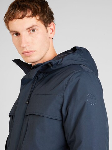 KnowledgeCotton Apparel Between-seasons parka 'APEX' in Blue