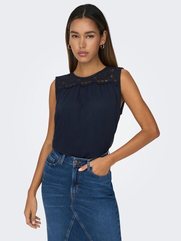 JDY - Blusa 'SHIVA' en azul: frente