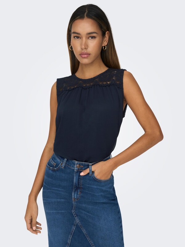 JDY Blouse 'SHIVA' in Night Blue