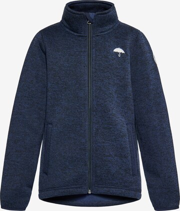 Schmuddelwedda Fleece jas in Blauw: voorkant