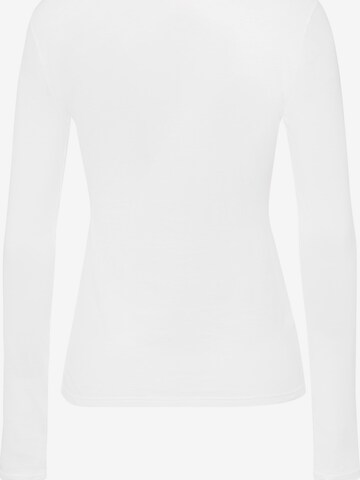 Hanro Longsleeve ' Ultralight ' in Weiß