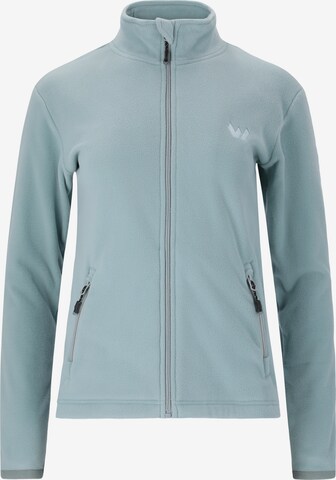 Whistler Athletic Fleece Jacket 'Cocoon' in Blue: front