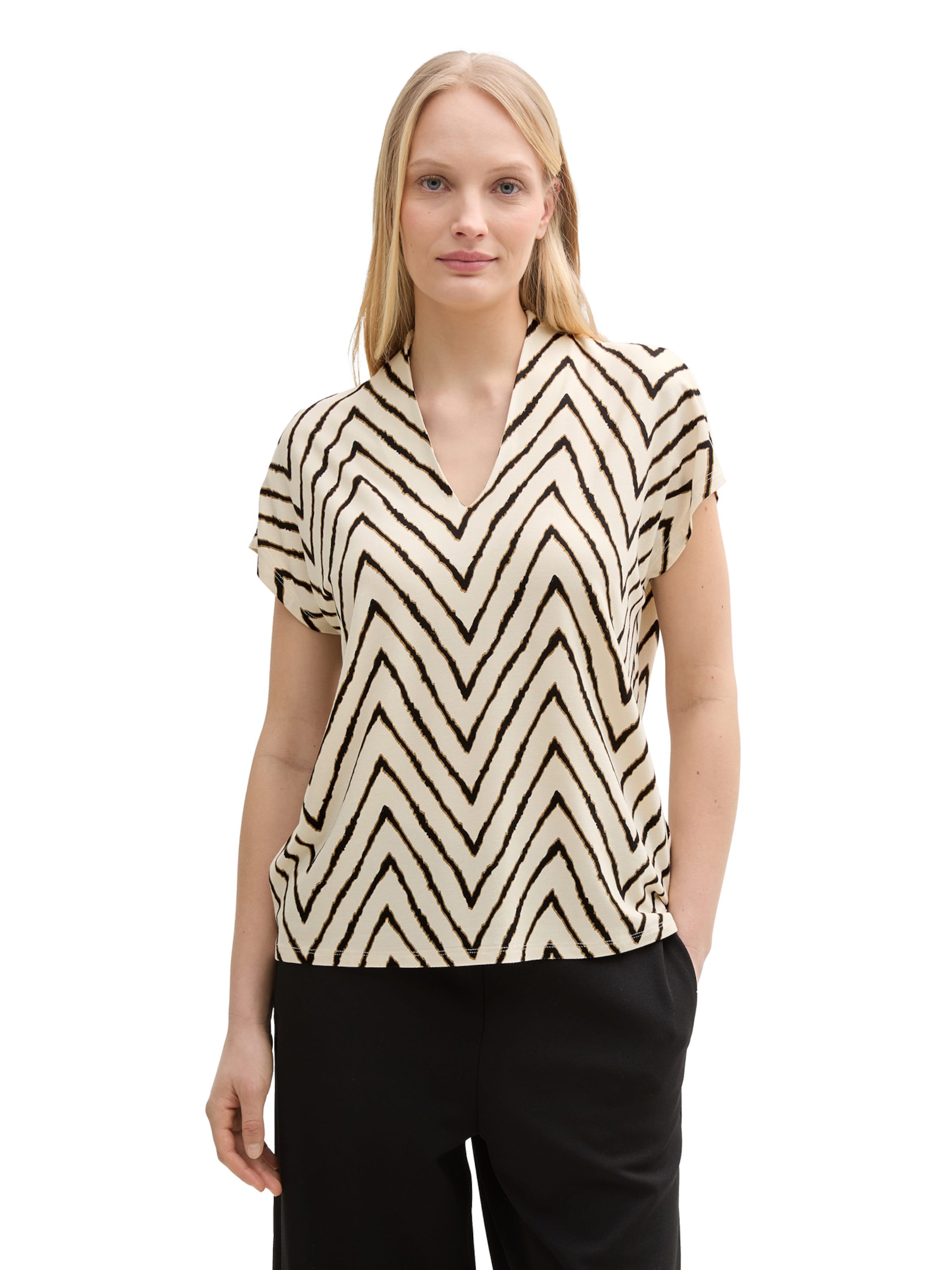 TOM TAILOR Koszulka w kolorze beżowy: przód