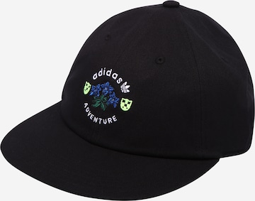 ADIDAS ORIGINALS Cap 'ADVENTURE VINT' in Black: front