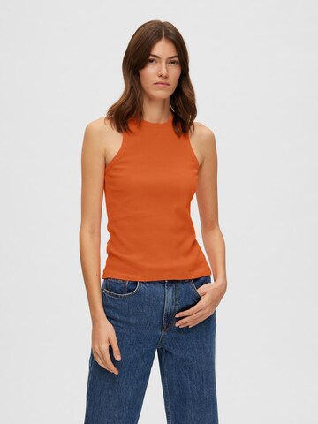 SELECTED FEMME Topp ' 'Anna' i orange: framsida