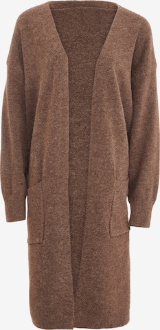 Cardigan aleva en marron : devant