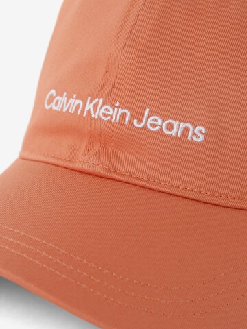 Calvin Klein Jeans Cap in Orange