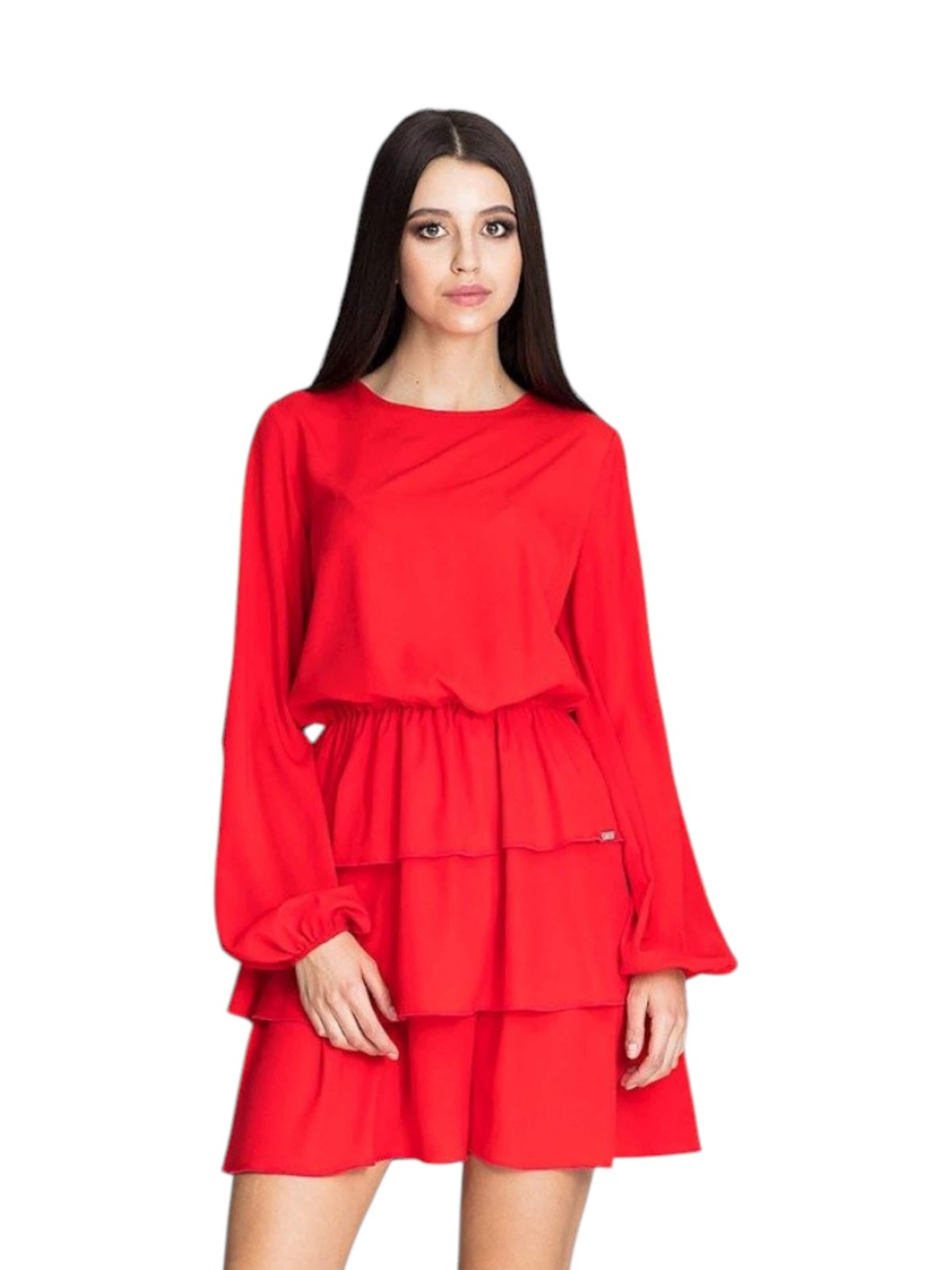 amorubi.com Dress in Red: front