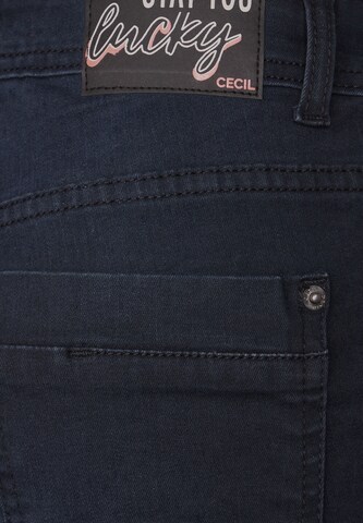 CECIL Loosefit Jeans in Blau