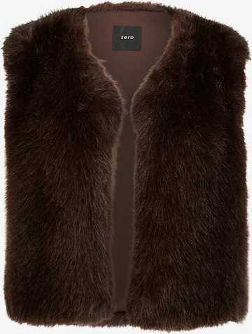 zero Vest in Brown: front