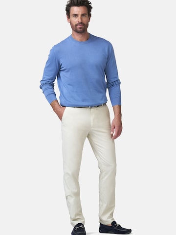 Regular Pantalon chino 'Oslo' MEYER en beige