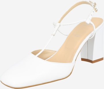 Bata Slingback pumps in White: front