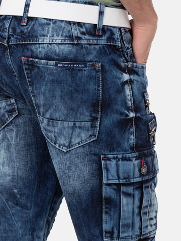 CIPO & BAXX Regular Cargo trousers in Blue