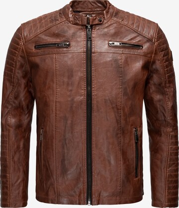 Redbridge Between-Season Jacket in Brown: front