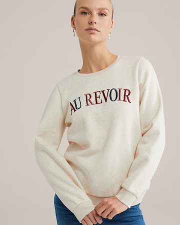 WE Fashion Mikina – béžová