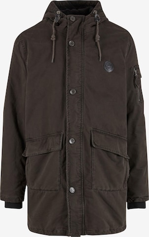 INDICODE JEANS Between-Seasons Parka 'Idahoe' in Brown: front