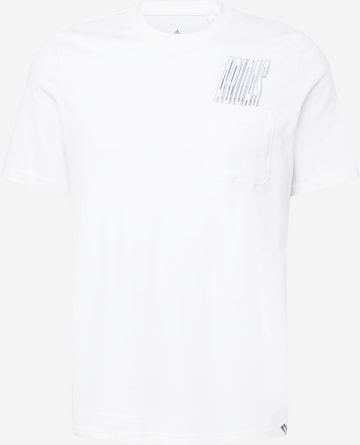 ADIDAS SPORTSWEAR Funkčné tričko 'Dynamic Graphic ' - biela: predná strana