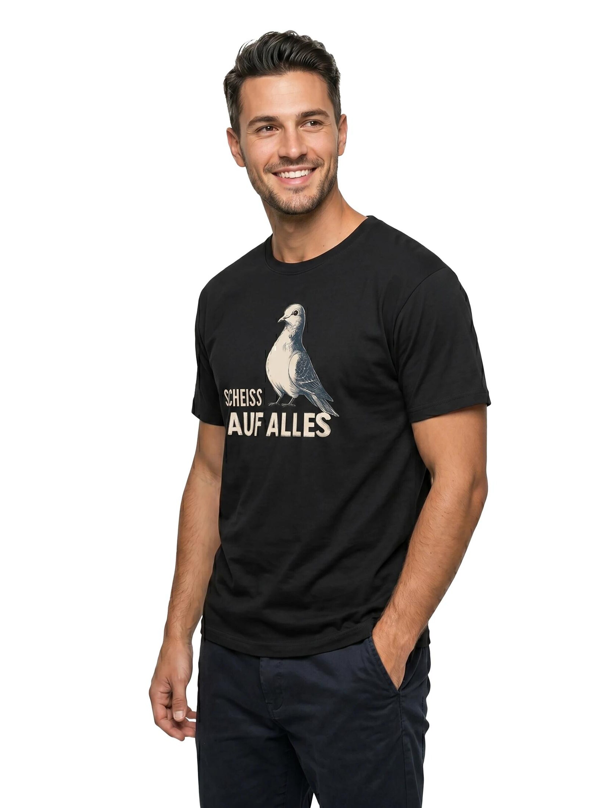 MAKAYA Shirt 'Taube' in Black