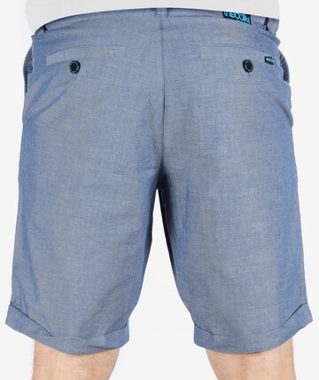 Iriedaily - Regular Calças chino 'Golfer Chambray' em azul