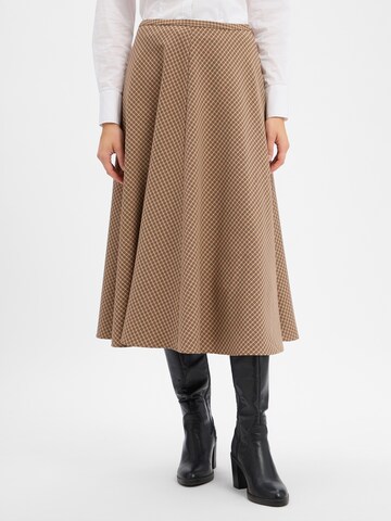 COMMA Skirt in Brown: front