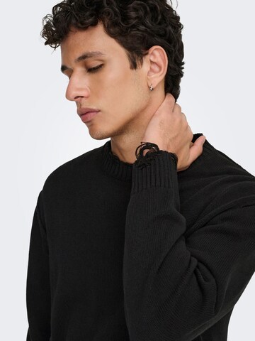 Only & Sons Pullover '22034238'‌‌‌‌‌‌‌‌ in Schwarz
