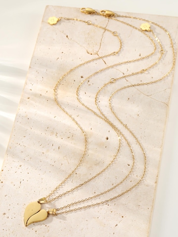 Hey Happiness Sieraden set 'Connected Love Hearts' in Goud