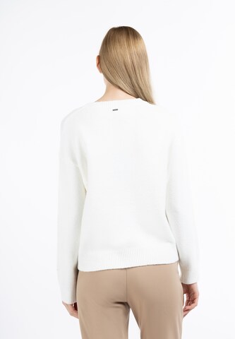 DreiMaster Klassik Sweater in White