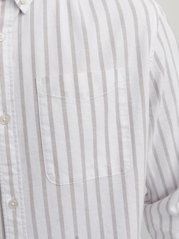 JACK & JONES Regular fit Button Up Shirt in White