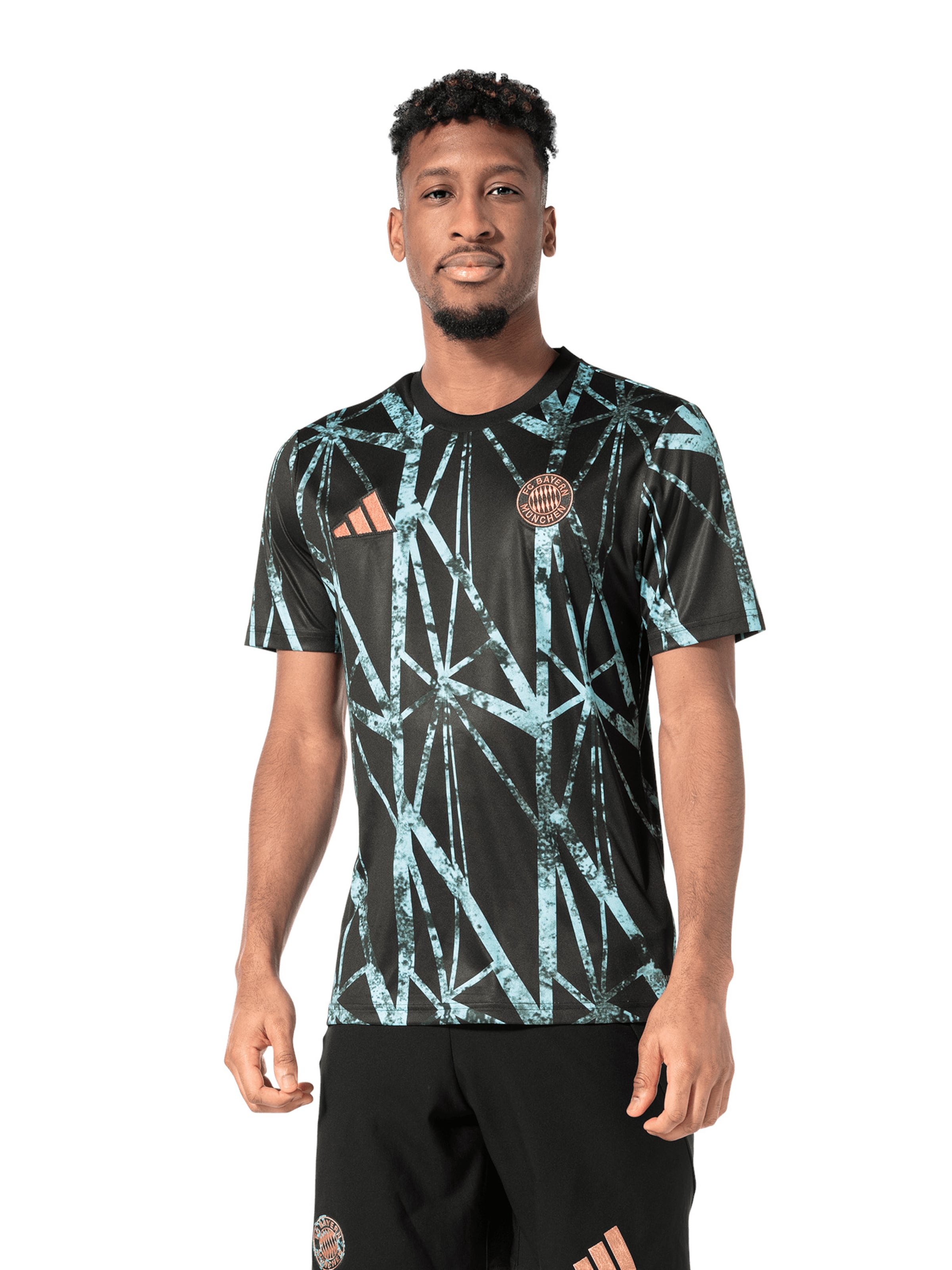 ADIDAS PERFORMANCE Trikot 'FC Bayern Pre-Match Home 24-25' in Schwarz: Vorderseite