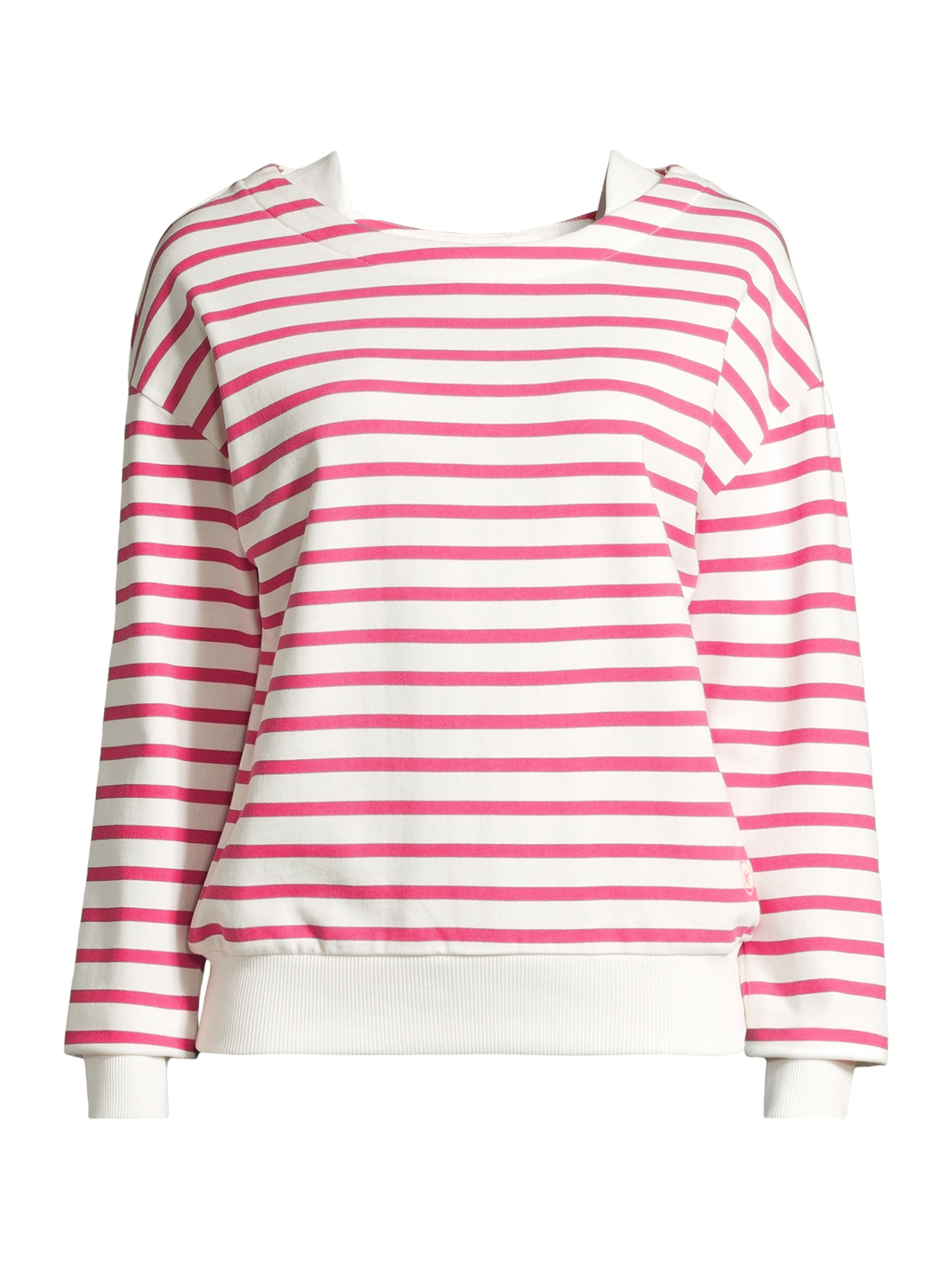 salzhaut Sweatshirt 'Laff' in Pink: front