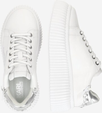 Karl Lagerfeld Låg sneaker i vit