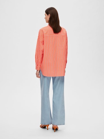 SELECTED FEMME Blus i orange