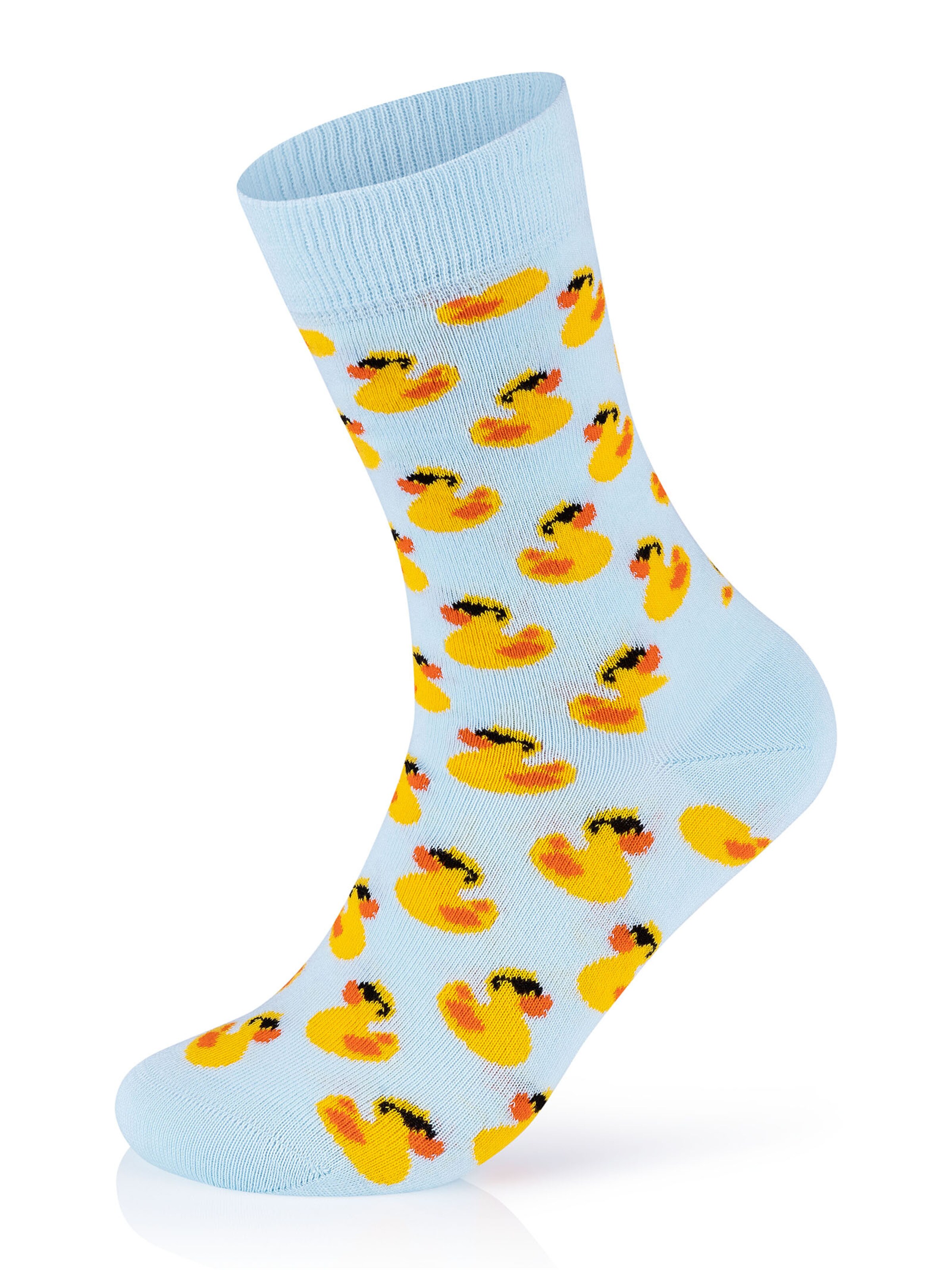 Chaussettes '3-Pack Rubber Duck' Happy Socks en bleu