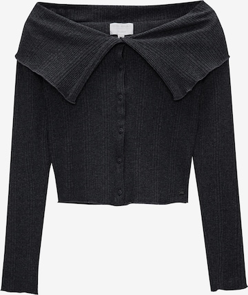 Cardigan Pull&Bear en gris : devant