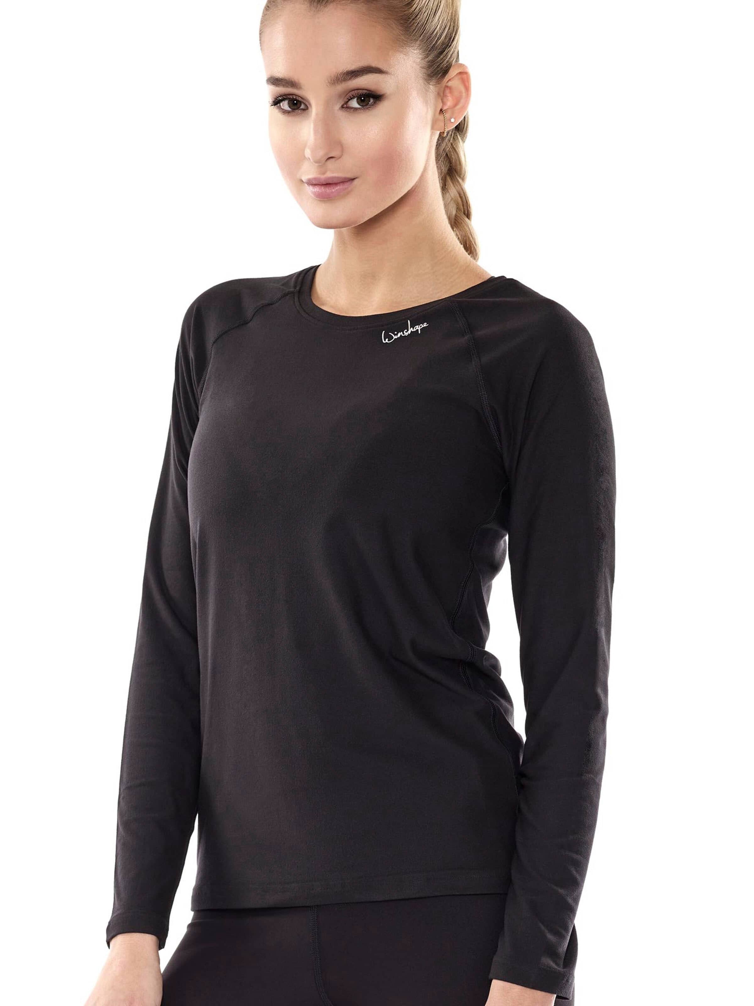 Winshape Funktionsshirt 'AET118LS' in Schwarz: Vorderseite