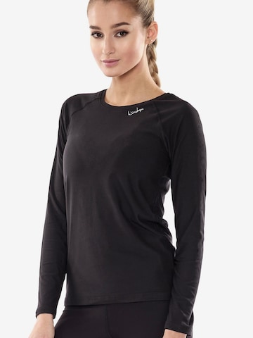 T-shirt fonctionnel 'AET118LS' Winshape en noir