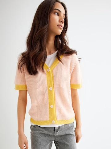 Cardigan NAME IT en beige : devant