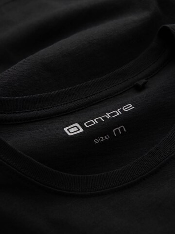 Ombre Shirt in Zwart