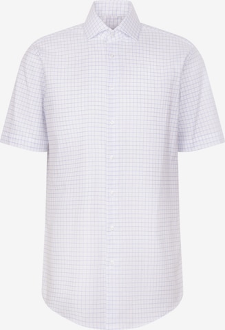 Coupe regular Chemise business ' Schwarze Rose ' SEIDENSTICKER en blanc : devant