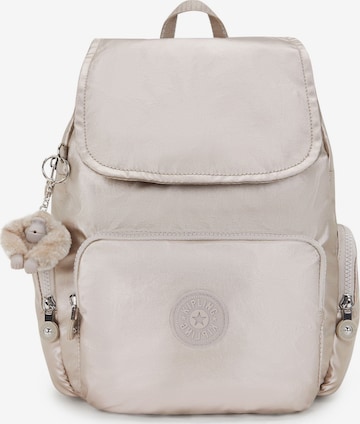 KIPLING Hátizsák - bézs: elől